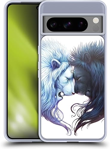Miniatura 8 de Head Case Designs Officially Licensed Jonas JoJoesArt Jödicke Yin Yang Wolves Creatures Soft Gel Case Compatible with Google Pixel 8 Pro