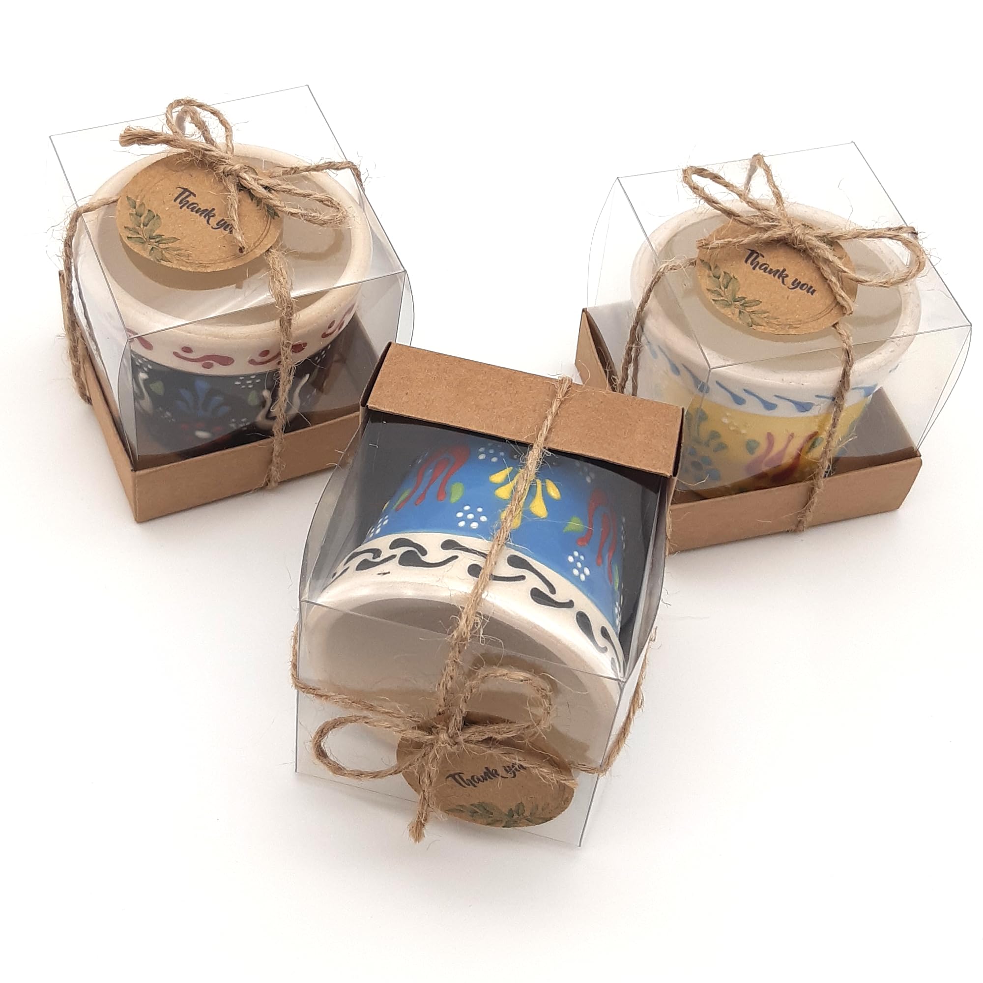 Bomboniere per addio al nubilato per ospiti, vaso in ceramica per piante grasse in scatola, bomboniere per gli ospiti, sfuso, regalo per feste in spiaggia, piante grasse vive non include