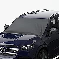 Vista 2 de Autotech Park Cubierta de nieve de ajuste personalizado compatible con Dodge Caravan Minivan 2010-2020, cubierta para parabrisas viene con cubierta