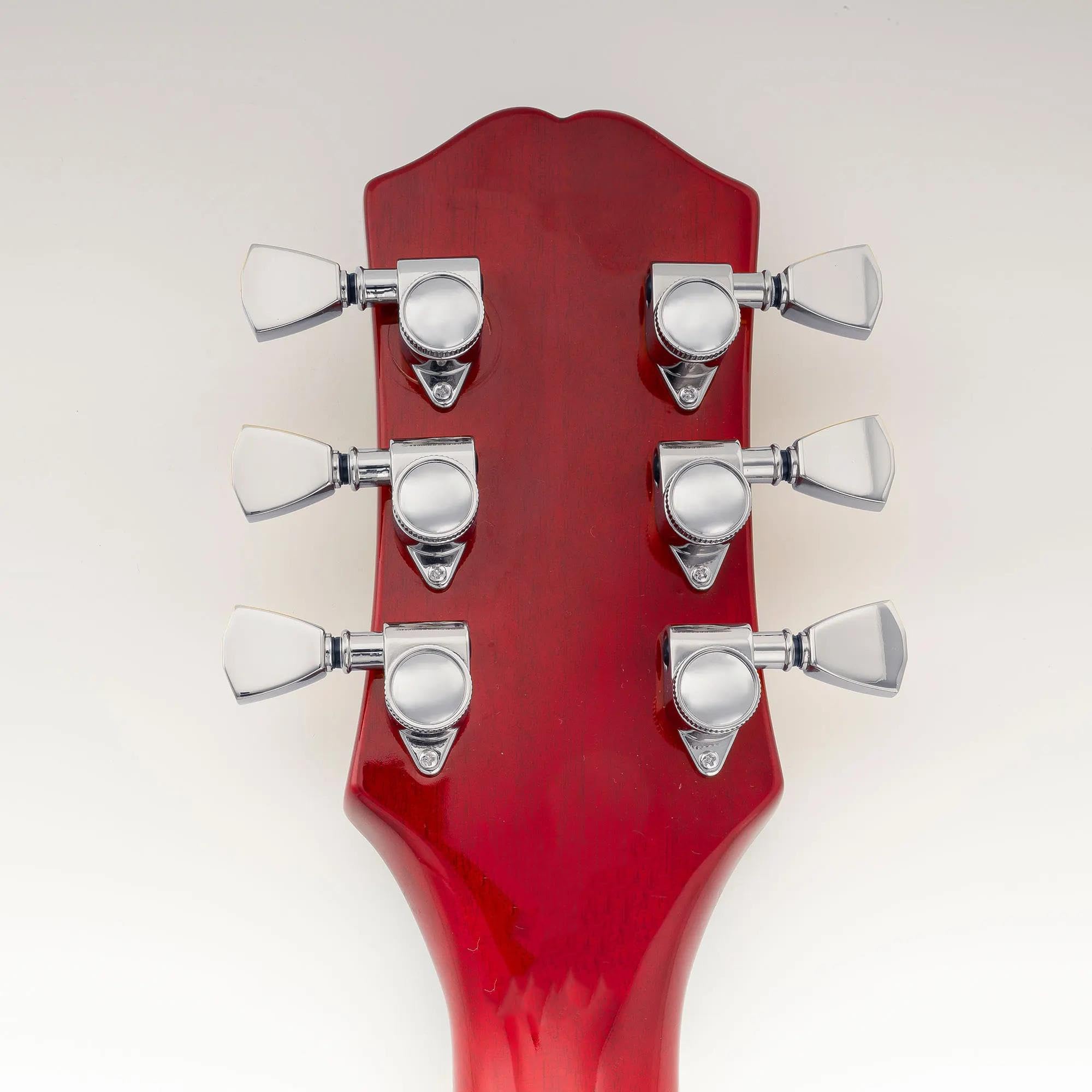 Miłośnicy muzyki Kołki Do Strojenia Gitary Gitara Elektryczna 3R3L Stosunek 18:1 W Pełni Uszczelniona Głowica Maszyny Blokującej Tuner Klucz Do Strojenia(3R3L Chrome)