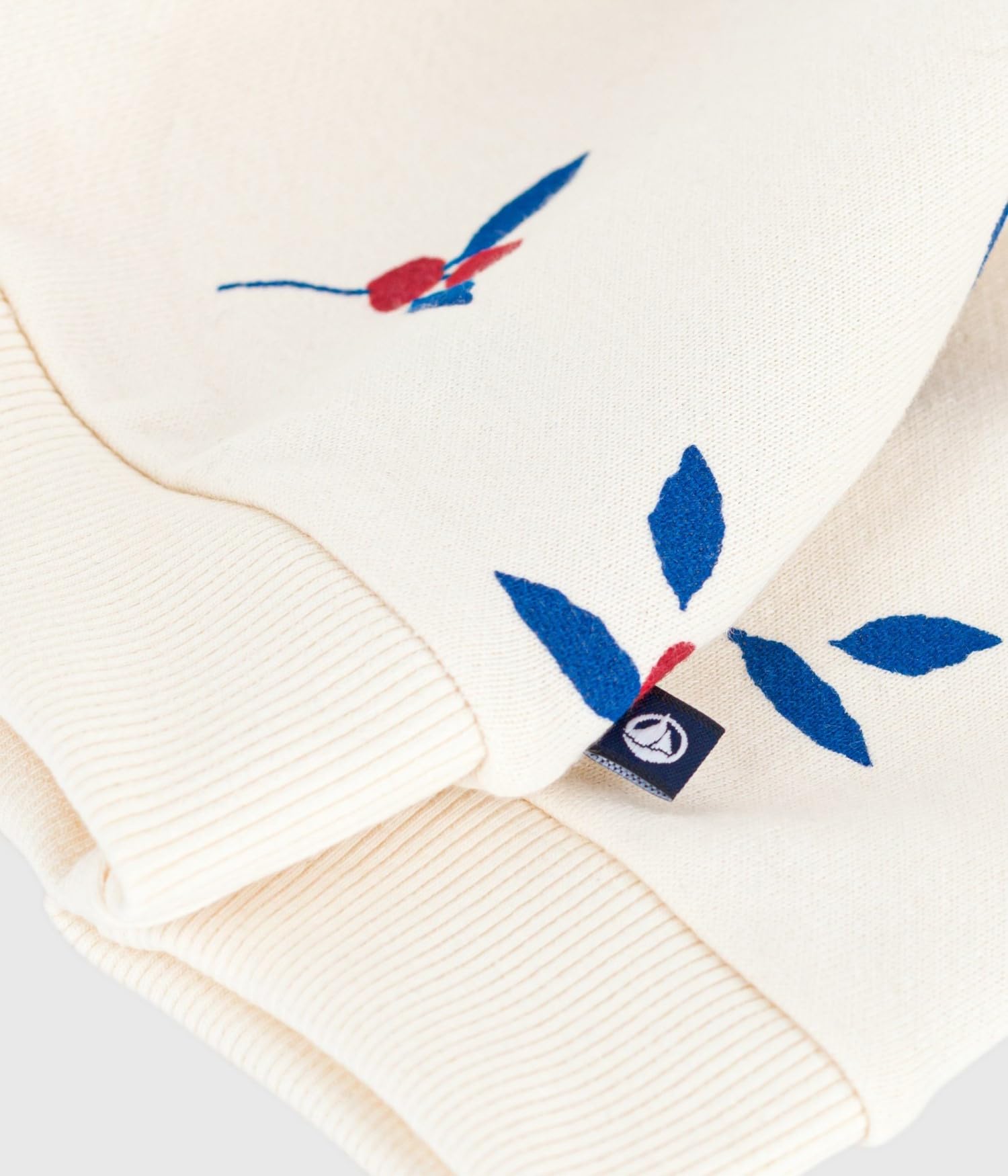 Petit Bateau Sweatshirt Bébé en Coton Imprimé Baies À Volants A0ee401 Vêtements Jour Bébé Fille (Lot de 1)