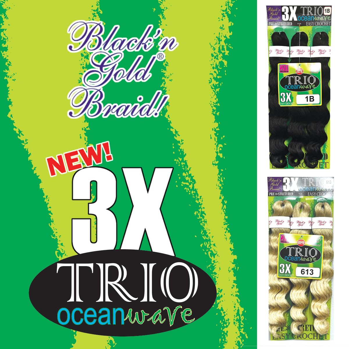 Amazon.com : 3X TRIO OCEAN WAVE 20