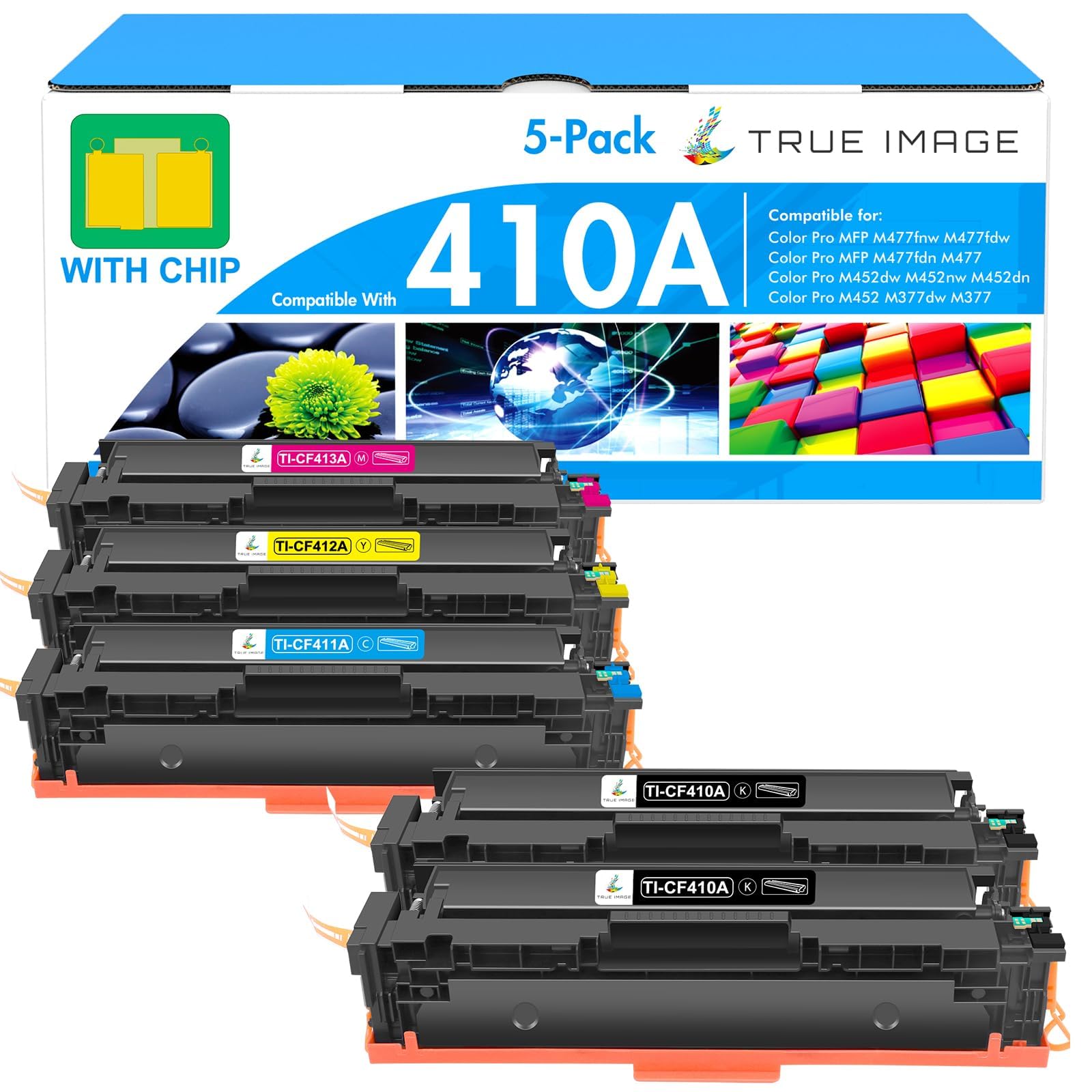 TRUE IMAGE 410A Toner 5-Pack