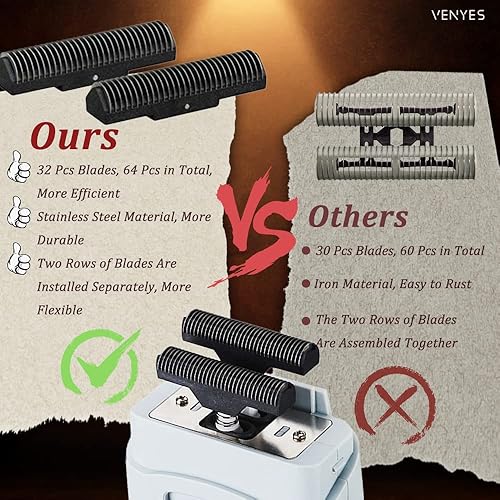 Miniatura 2 de Afeitadora de aluminio, afeitadora de peluquería respetuosa con la piel y afeitadora de cabello para hombres, máquina de afeitar sin ruido,