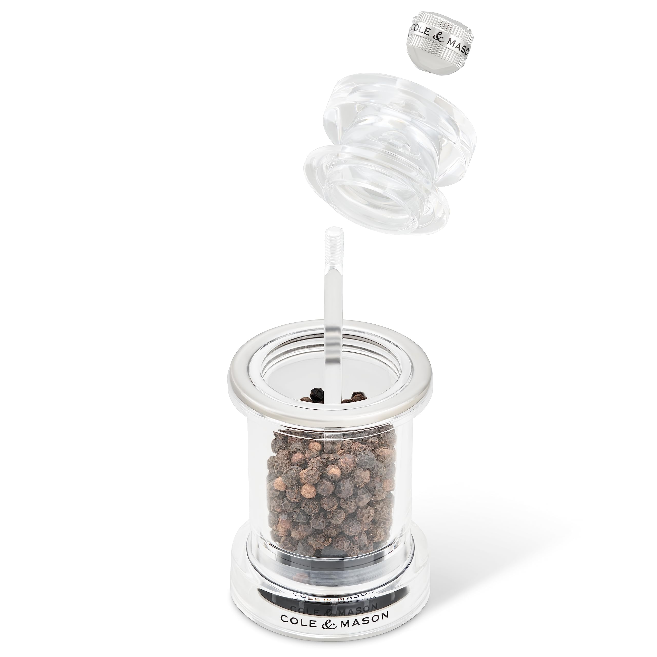 Cole & Mason Acrylic Pepper Mill - Freshly Ground! -3 Cole & Mason Acrylic Pepper Mill - Freshly Ground! -3