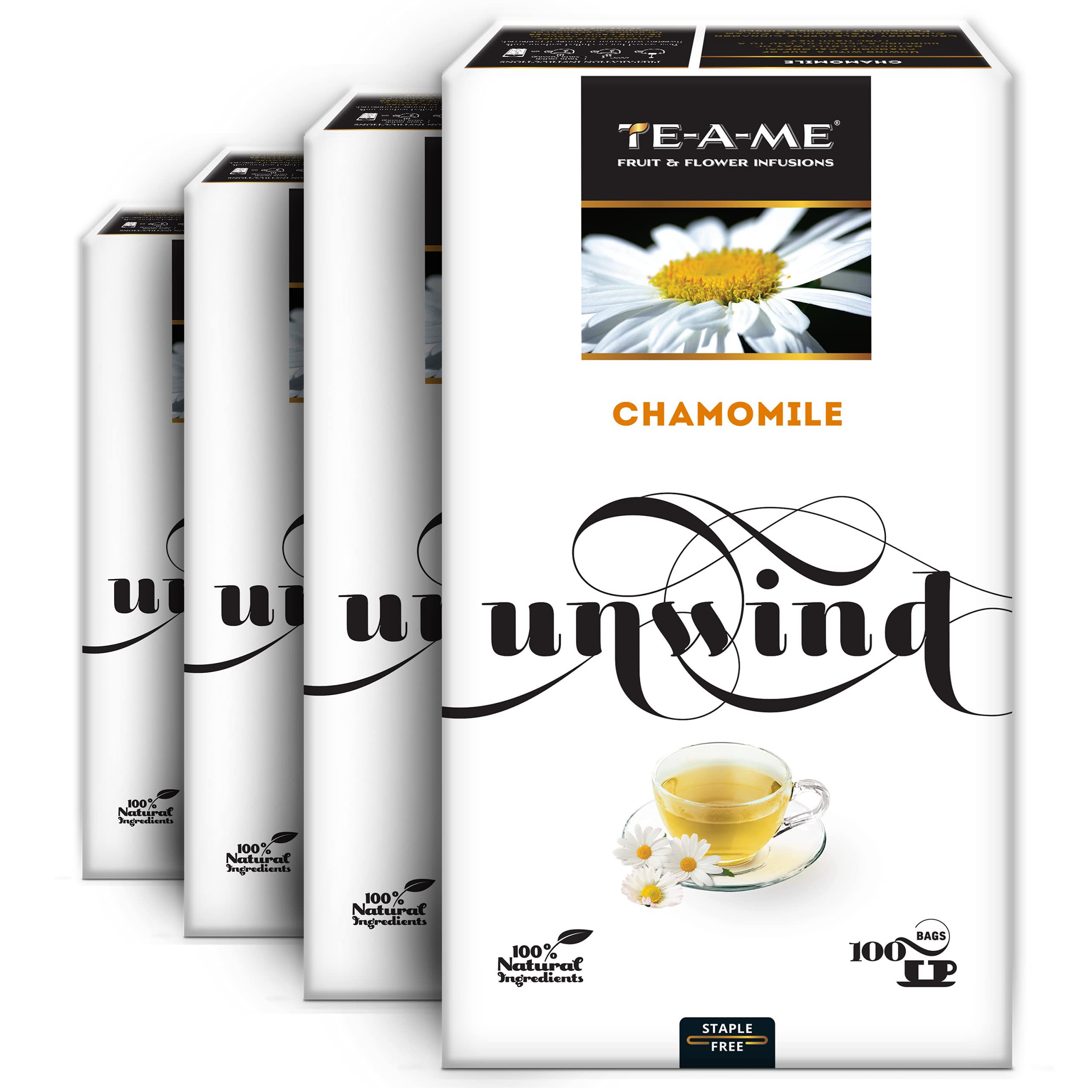 See full amazon price history chart for TE-A-ME Chamomile 100 Tea Bags (Pack of 4) | Caffeine Free Tea Bags | Herbal Tea | 100% Chamomile Flower TE-A-ME Chamomile 100 Tea Bags (Pack of 4) | Caffeine Free Tea Bags | Herbal Tea | 100% Chamomile Flower (B097T3CQWK) Amazon Price History, Amazon Price Tracker