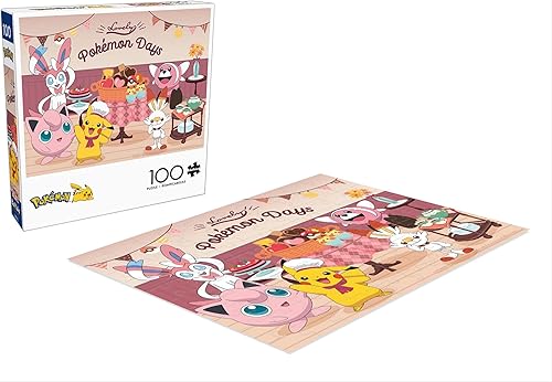 Miniatura 4 de Buffalo Games - Pokemon - Lovely Pokemon Days - Rompecabezas de 100 piezas para adultos rompecabezas desafiante perfecto para noches de juego -
