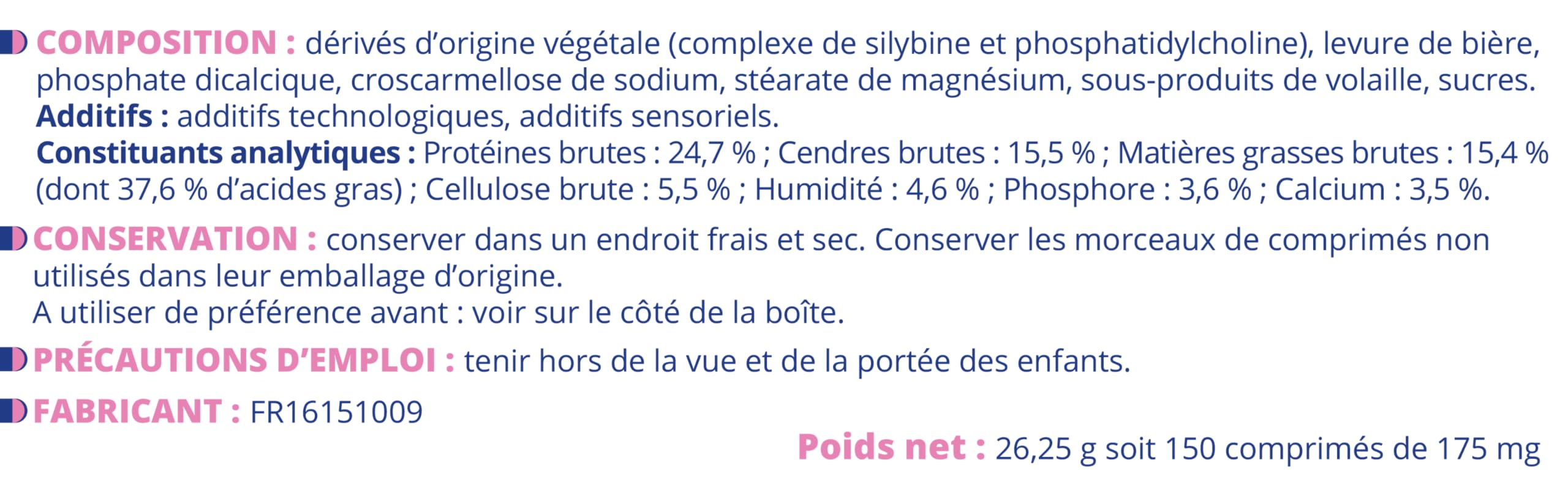 Anidev Silycure 40 - Complément Soutient Hépatique Chien Chat - 150 CP | Aliment Complémentaire - Formule d'Origine Naturelle Silybine Chardon Marie - Idéal Petit Chien & Chat -Cp Sécables Appétents