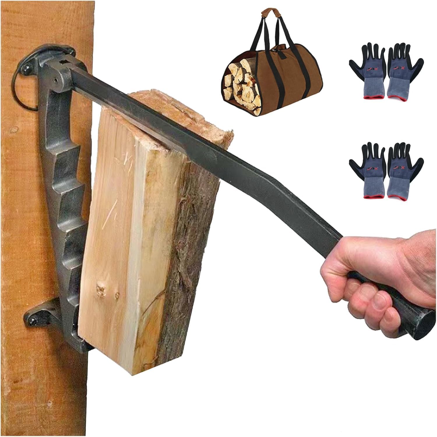 ABX Kindling Splitter, Wall Mounted Wood Splitter