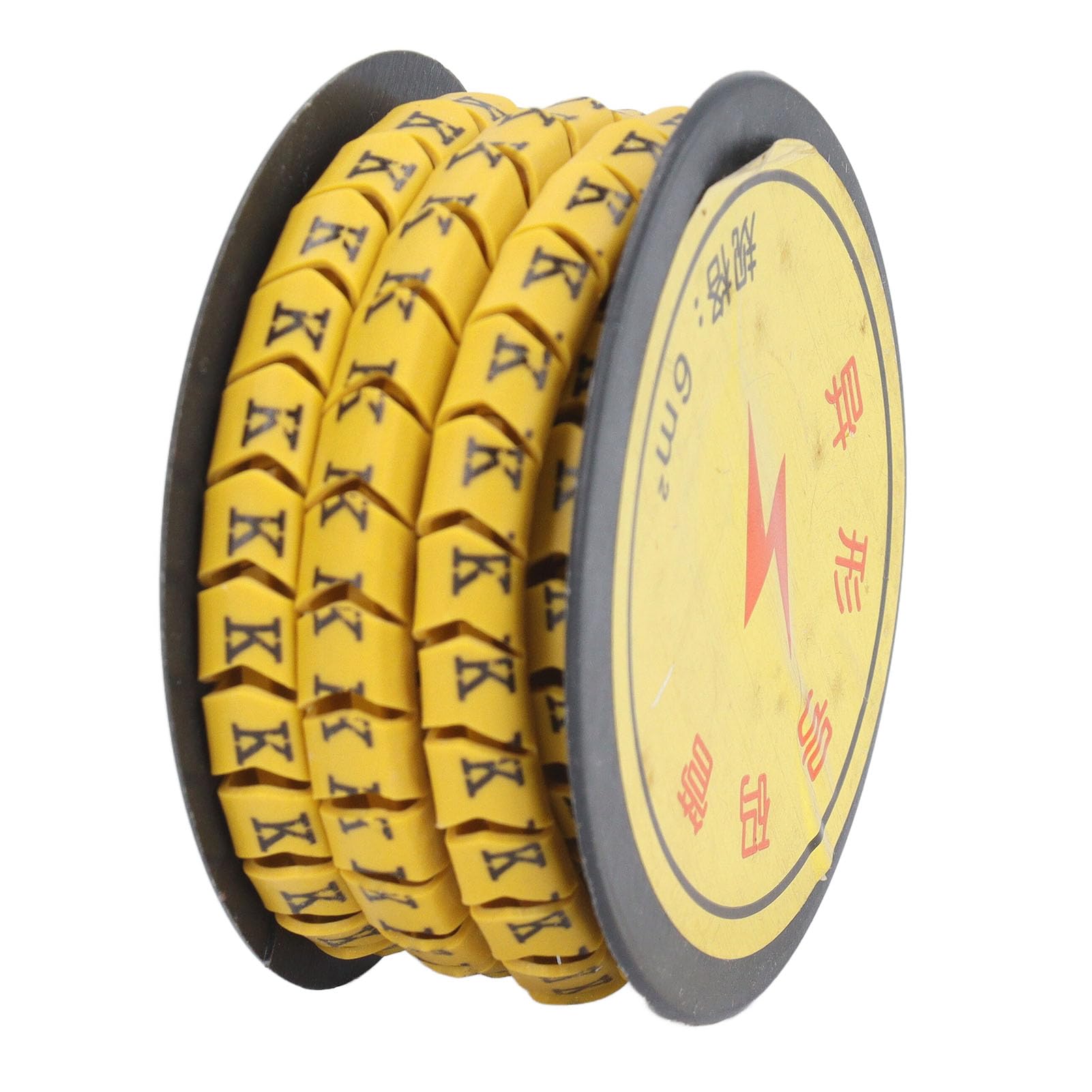 Segnacavi Lettera 26PCS Set Segnacavi a tubo Numero di lettere EC Marcatura in PVC dalla A alla Z Segnacavi codificati (6m²)