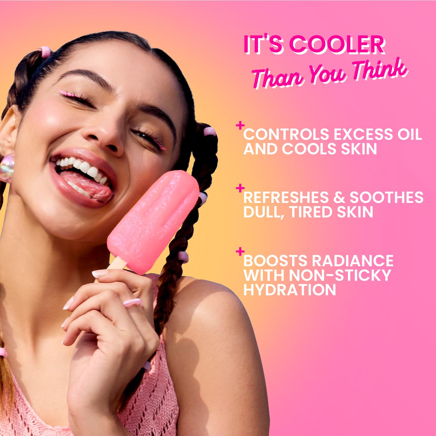 Dot & Key Watermelon Cooling Icy Gel Moisturizer | Instantly Cools Skin, Hyaluronic & Niacinamide | Controls Excess Oil, Boosts Radianc | Refreshes & Soothes Skin, Non-sticky & Non-greasy | 60g 3