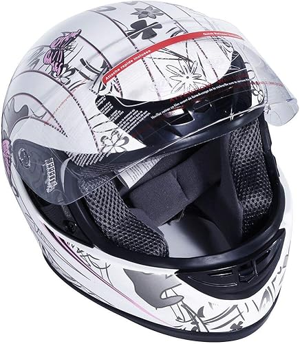 Miniatura 7 de XFMT DOT Casco de Motocicleta de Cara Completa Abatible para Calle Dirt Bike ATV Todoterreno con Visera Transparente para Hombres y Mujeres Adultos