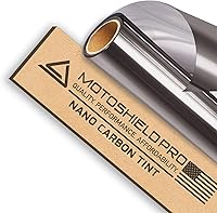 Vista 13 de DIY-MotoShield Pro Combo de 2 unidades de película profesional de tinte de carbono para ventana de automóvil Reduce el calor y bloquea el 99% de 5%