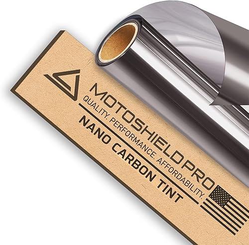 Miniatura 13 de DIY-MotoShield Pro Tinte de carbono prémium (50% VLT) rollo de 36 pulgadas x 10 pies | Película profesional para ventana de automóvil, reduce el