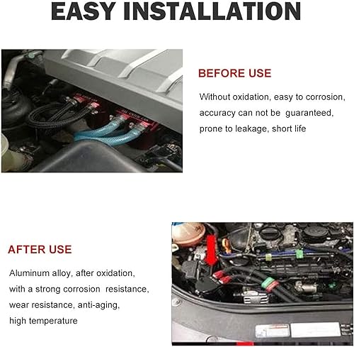 Miniatura 6 de Ryanstar - Kit de bote de aceite separador de aceite, depósito deflector, compatible con Ford F150 2.7EB 3.5EB 5.0L lado del pasajero 2011-2021,