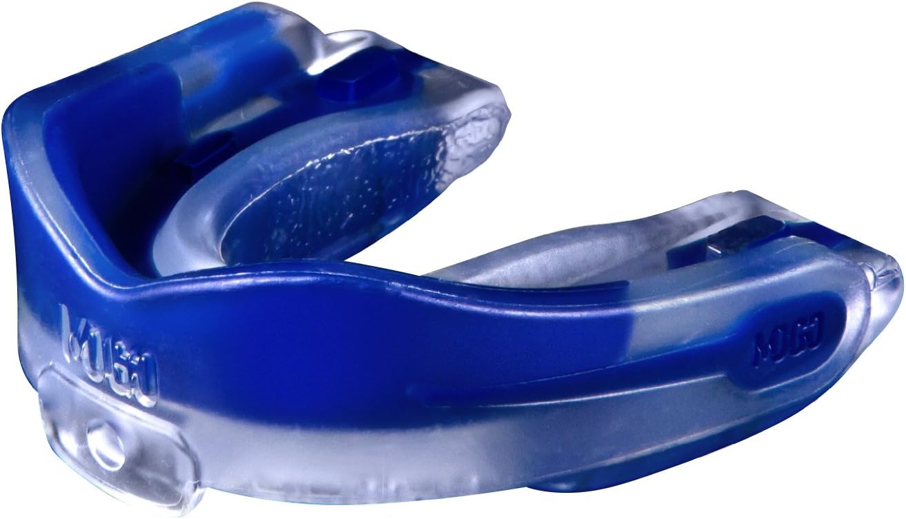 MoGo Sport Youth Blue Raspberry Flavored Mouthguard, Clear