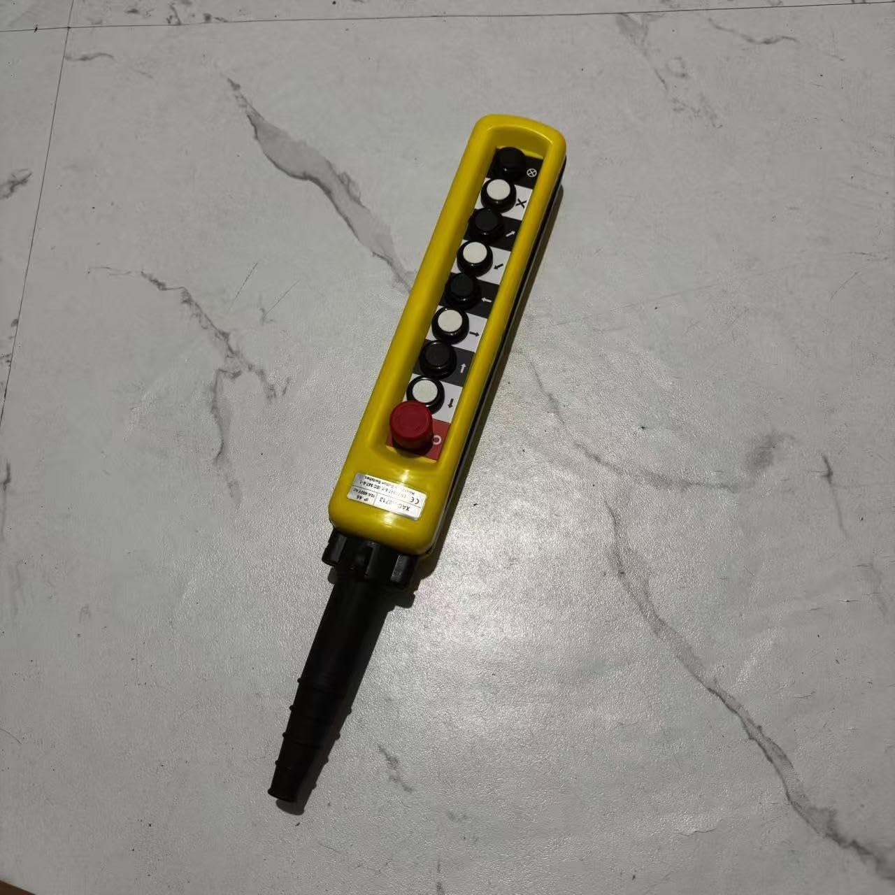 XAC-A8713 Waterproof Crane Pendant Control Station Single-Speed Estop 8 Buttons Lifting Switch