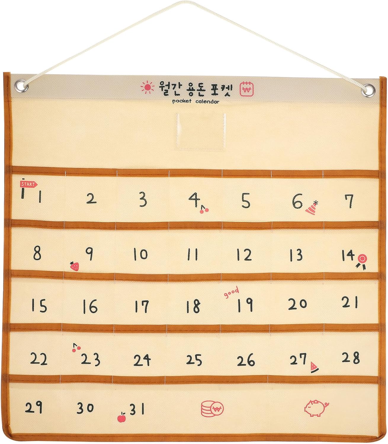 Amazon.de: Angoily Kalendertasche Kalender Zum Aufhängen An Der Wand