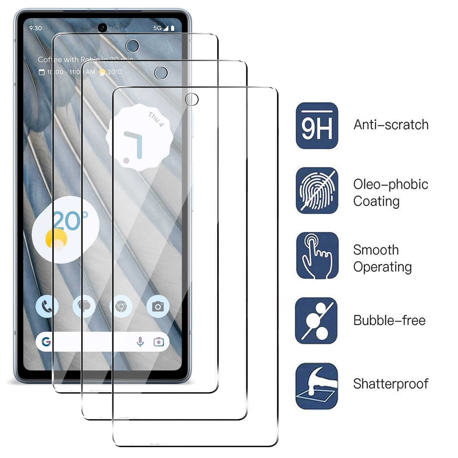 Per GOOGLE PIXEL 7a CUSTODIA SILICONE TRASPARENTE + PELLICOLA - Foto 10