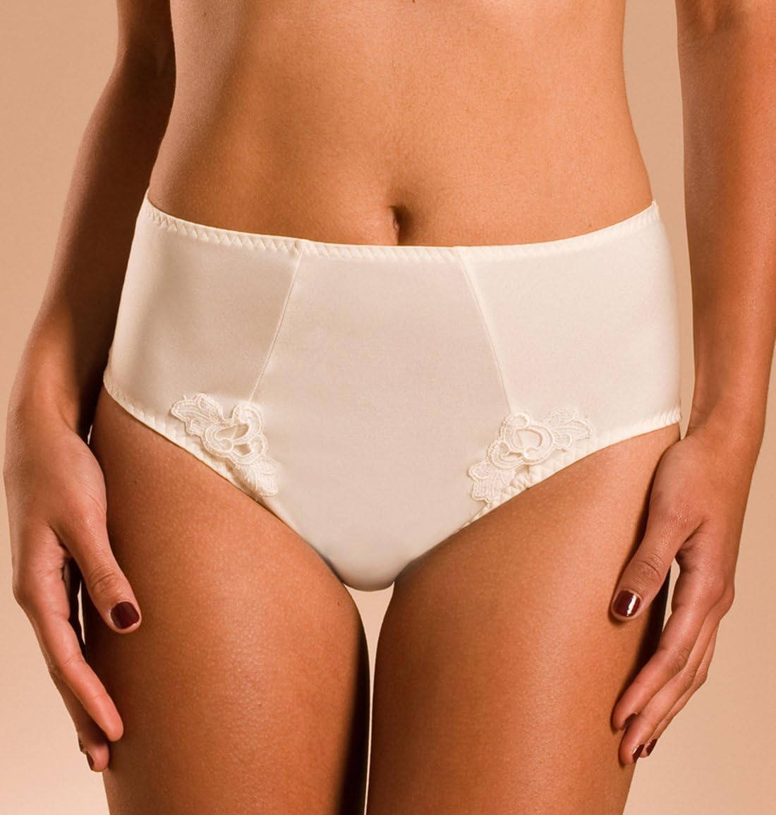 Chantelle Hedona Brief High Waisted Full Brief Knickers Lingerie Ivory