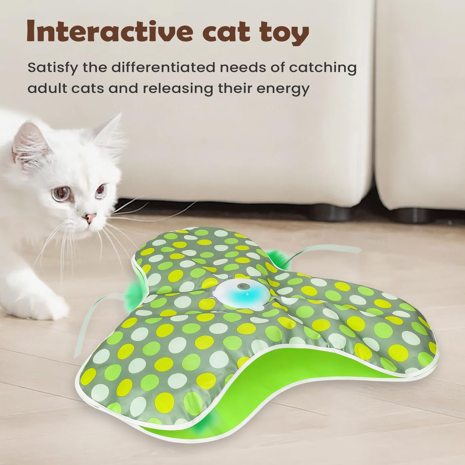 Générique Jouet Automatique pour Chats De Leurres Cachés Mobiles