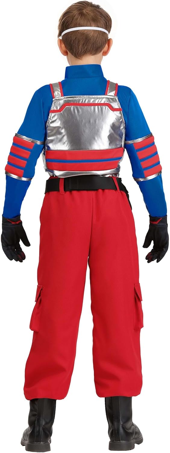 Henry Danger Costume for Boys - Includes Shirt, Pants, Belt, Gloves, and Mask - Halloween Superhero Outfit - Image 3