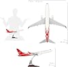 Zekupp Boeing 737-800 Türkiye Özel Tasarımlı 1/100 Maket Uçak, Model F (ZU-UCK0071)
