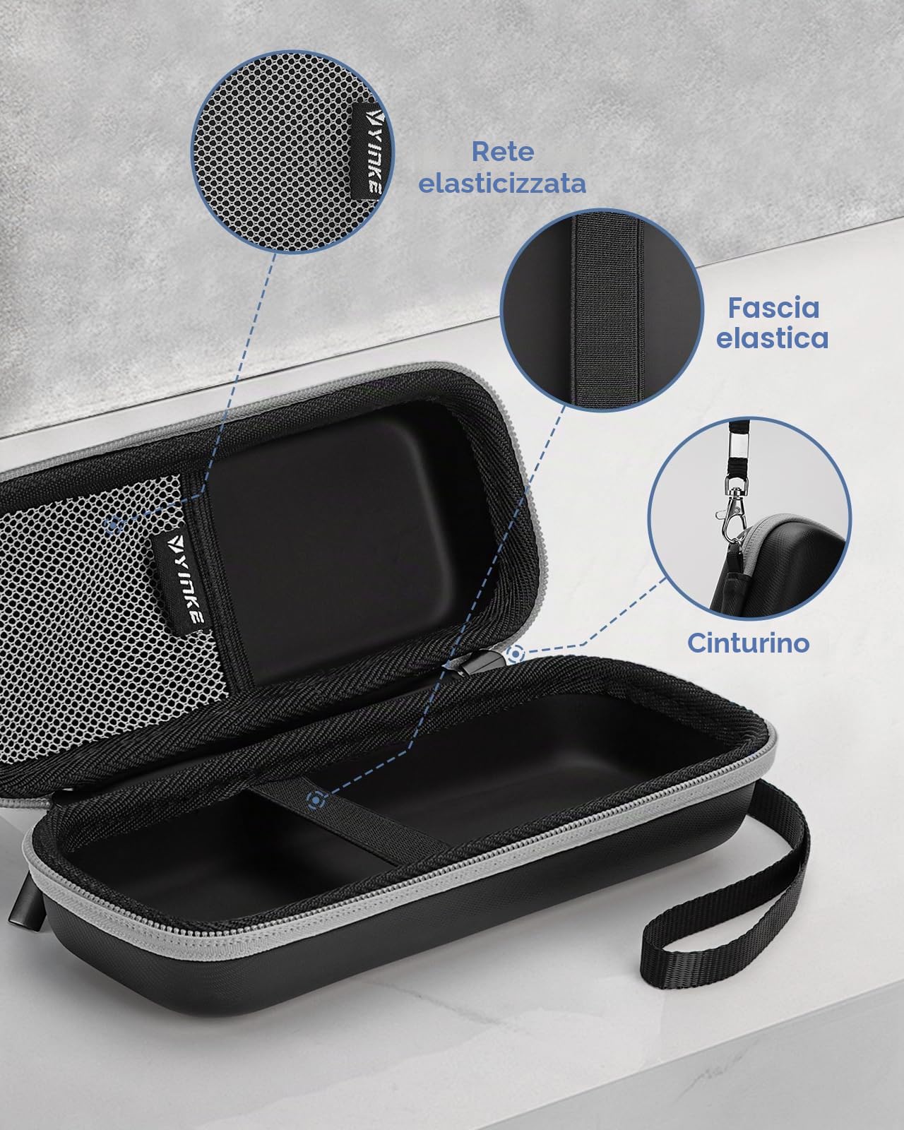 Yinke Custodia per philips per oneblade QP2824/30, QP2620/30, QP2724/30, QP2734/30,ricambi rasoio per philips, più Piccolo e Portatile