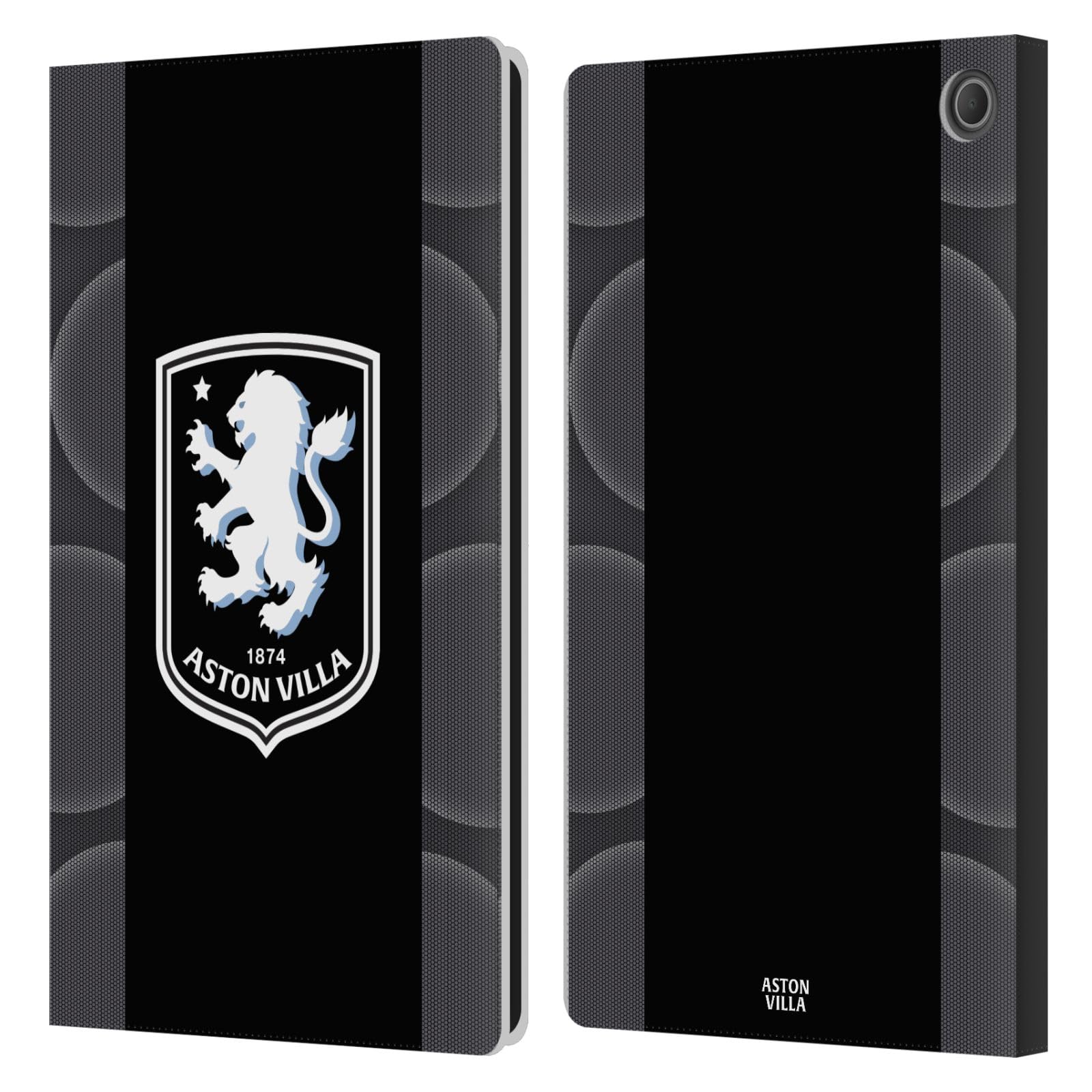 Housse cuir Aston Villa Fire Max 11 protection portefeuille compatible Amazon Fire 11