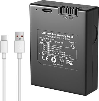 S330 Battery for eufy Security E330 E31 S230 S231 S220 Video Smart Door Lock E31,eufyCam S4,SmartDrop T8790,Smart Delivery Box 3-in-1 T8520 T8520S T8520J11 T8531 E8531JY1 T8520T11 Rechargeable battery