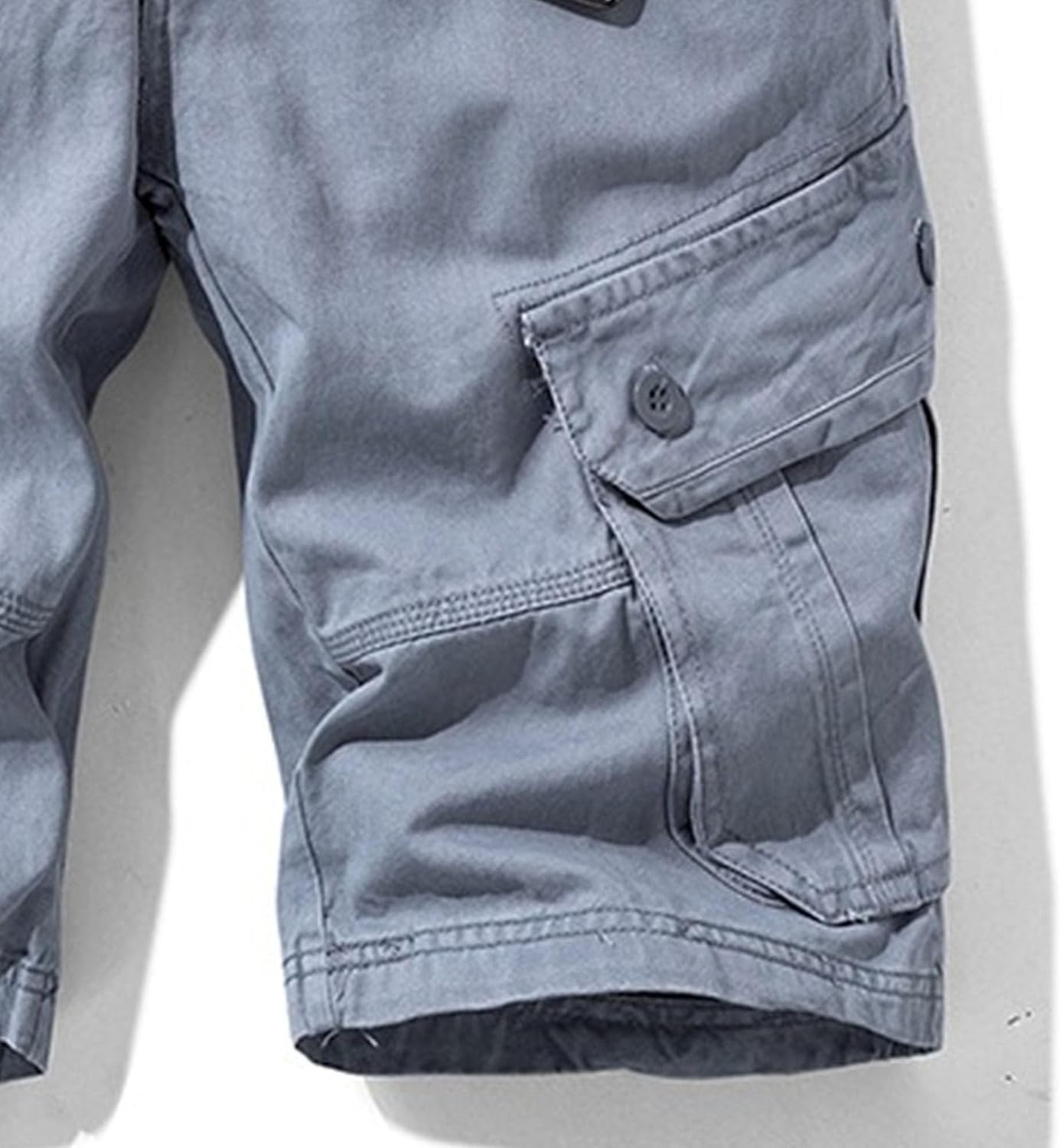 DGHM-JLMY Men 2Pack Casual Loose Fit Military Shorts Straight Leg Cotton Work Cargo Shorts Fashion Multi-Pocket Outdoor Short