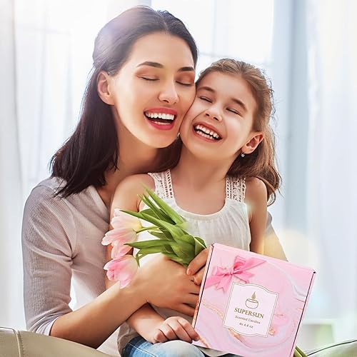 Miniatura 7 de Velas de soja para mujeres, juego de velas de aromaterapia, paquete de 4 velas de higos de 4.4 onzas de lavanda, vainilla y limón para el hogar,