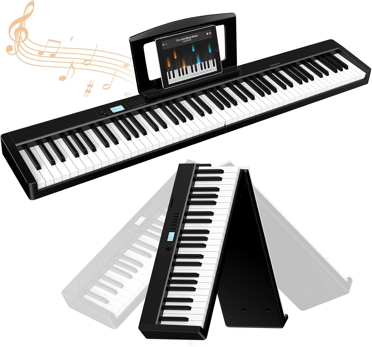TERENCE V30 Digital Piano 88 Key Weighted Keyboard