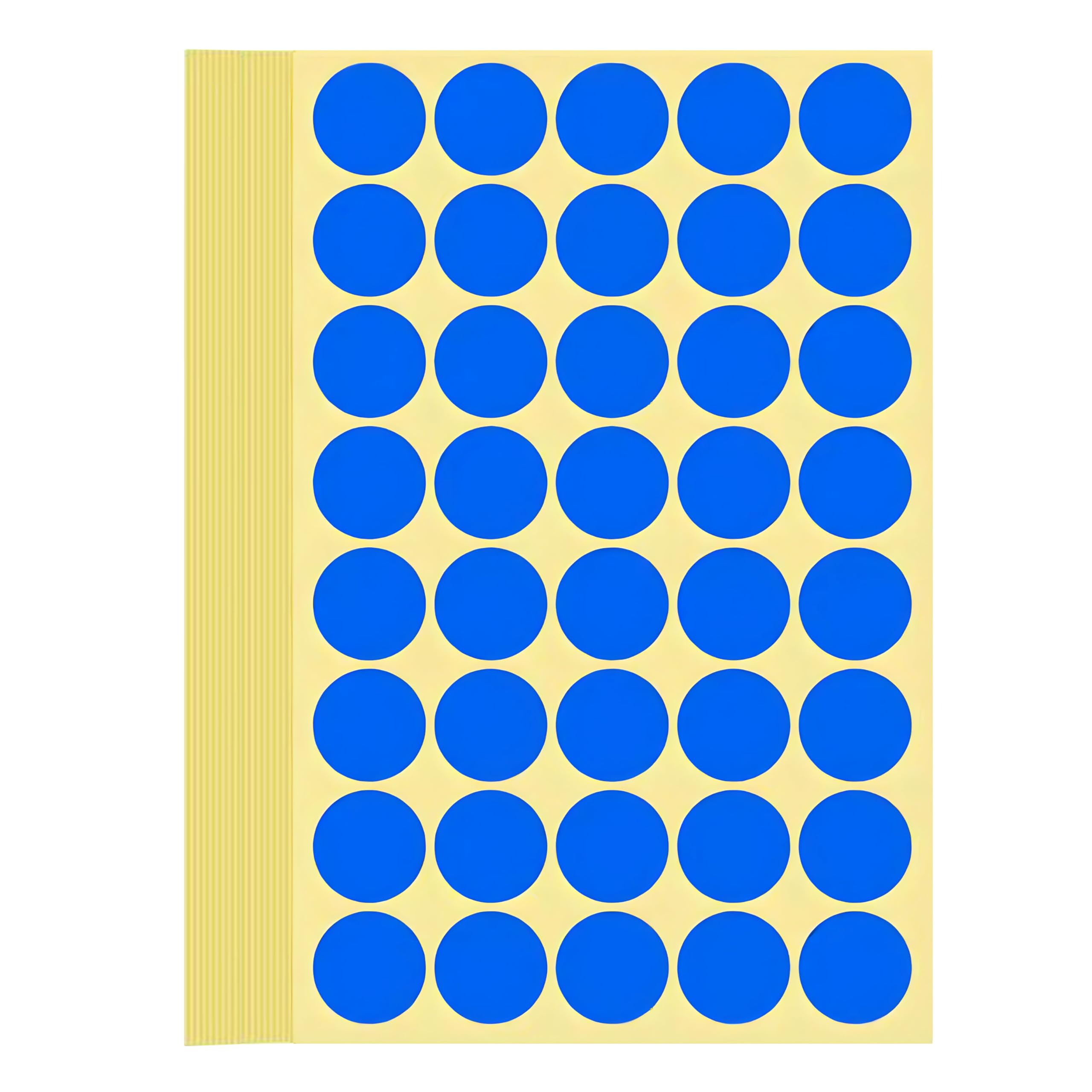 1200 Pieces Coloured Dot Stickers Blue, 25 mm Sticky Round Color Coding Labels, 1" inch Self Adhesive Circle Price Stickers Dot Labels for Office, School, Calendar, Organizing
