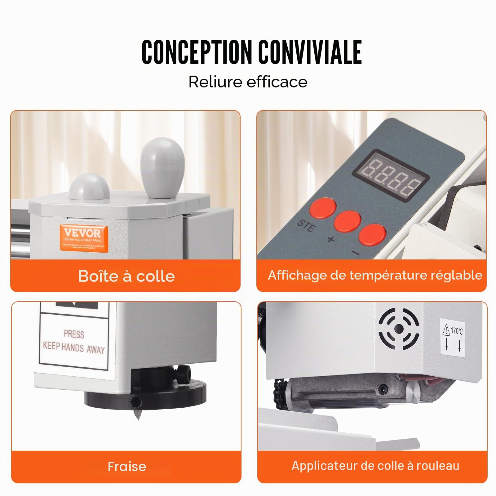 VEVOR Machine à relier thermique