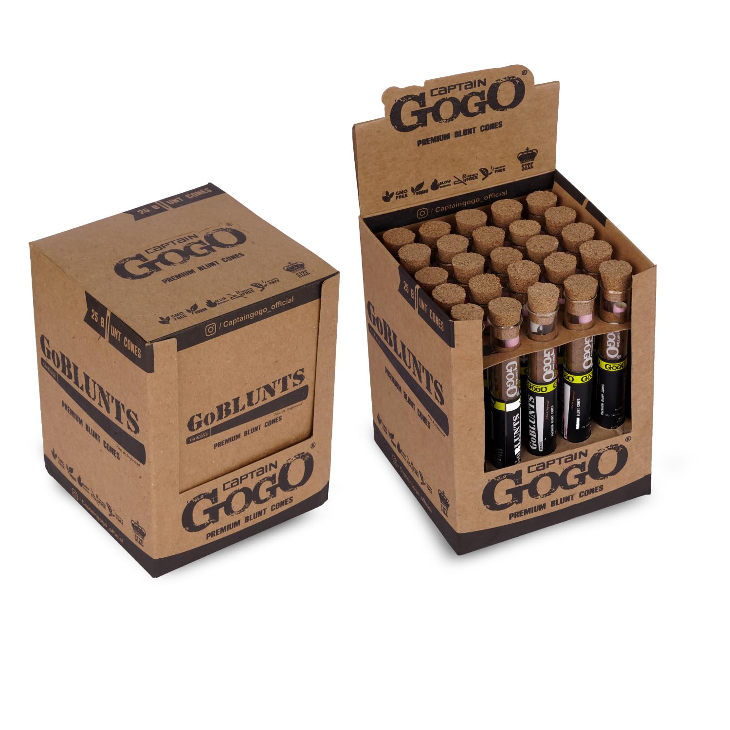 captain GoGo royal blunts hemp rolling paper