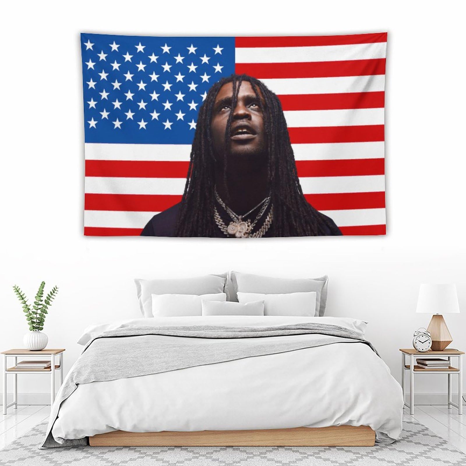 Amazon.com: NOsawa Rapper Singer Flag Tapestry For Bedroom Chief