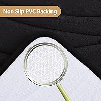 Vista 4 de Buganda Memory Foam Bathroom Rug Mat 24x16, Extra Soft and Absorbent Bath Mats, Non-Slip and Machine Washable Bath Rugs for Bathroom Floor,Tub and