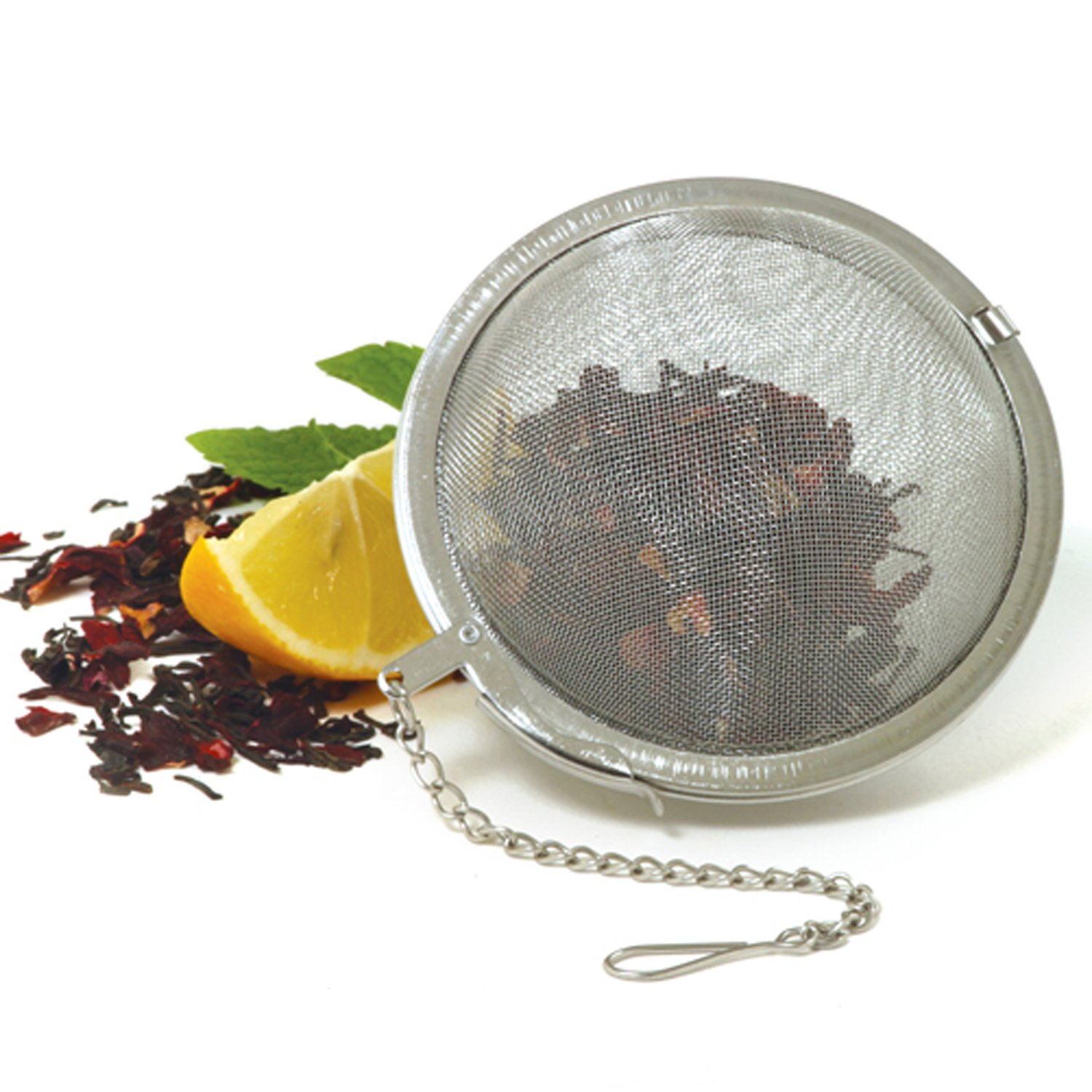 Norpro 5505 Stainless Steel Mesh Tea Infuser Ball, 3-Inch