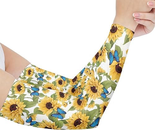 Miniatura 2 de Binienty Mangas de protección solar UV para mujeres y hombres, mangas deportivas refrescantes para golf, correr, ciclismo, senderismo