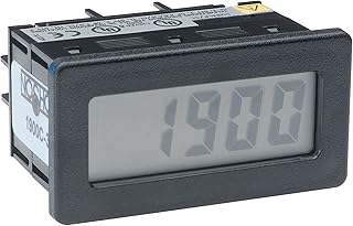 NOSHOK 1900C Series Compact Loop-Powered Digital Indicator, Positive Image Reflective LCD