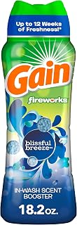 Gain Fireworks In-Wash Scent Booster Beads, Blissful Breeze, 18.2 oz
