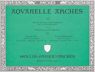 Arches Aquarelle Watercolor Block 140 lb. Cold Press 18 in. x 24 in.