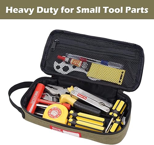 Miniatura 8 de RE ROUGH ENOUGH Juego de organizador de cables de bolsa de maquillaje pequeña