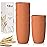 Wheat Straw Cups 6 PCS Good Alternative to Plastic Reusable Cups 12 oz Unbreakable Drinking Cup Reusable Dishwasher Safe Water Plastic Glasses Orange
