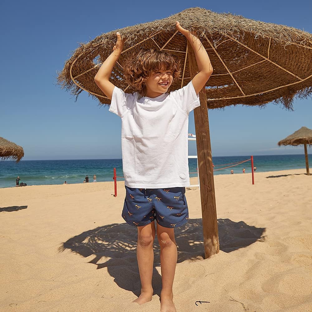 maamgic Swim Trunks Boys Quick Dry Toddler Bathing Suits for Kids Swimsuit Above The Knee Boys Swim Shorts - Image 3