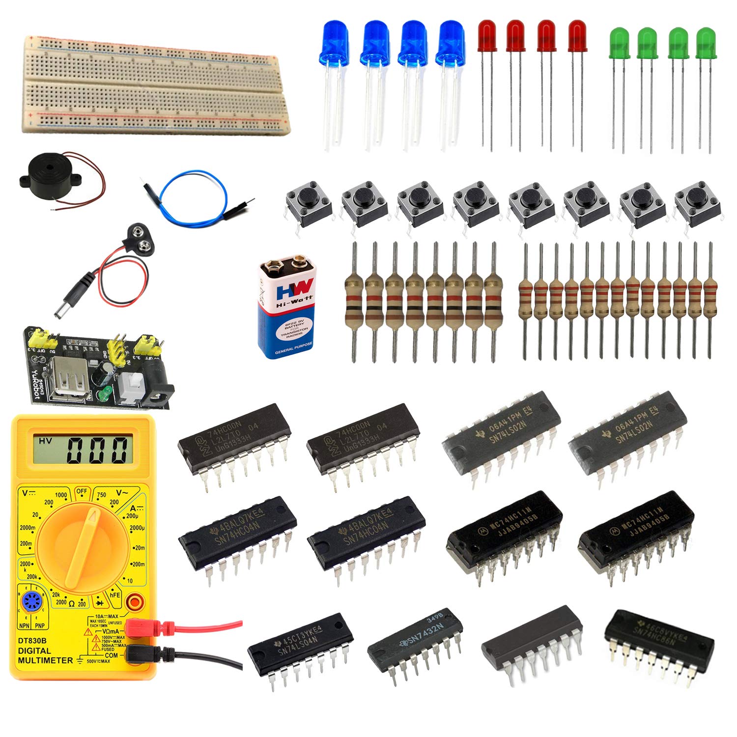 Robocraze Intermediate Digital Electronics Kit | Logic Gate IC Kit (B08P5N7XVW) Amazon Price History, Amazon Price Tracker