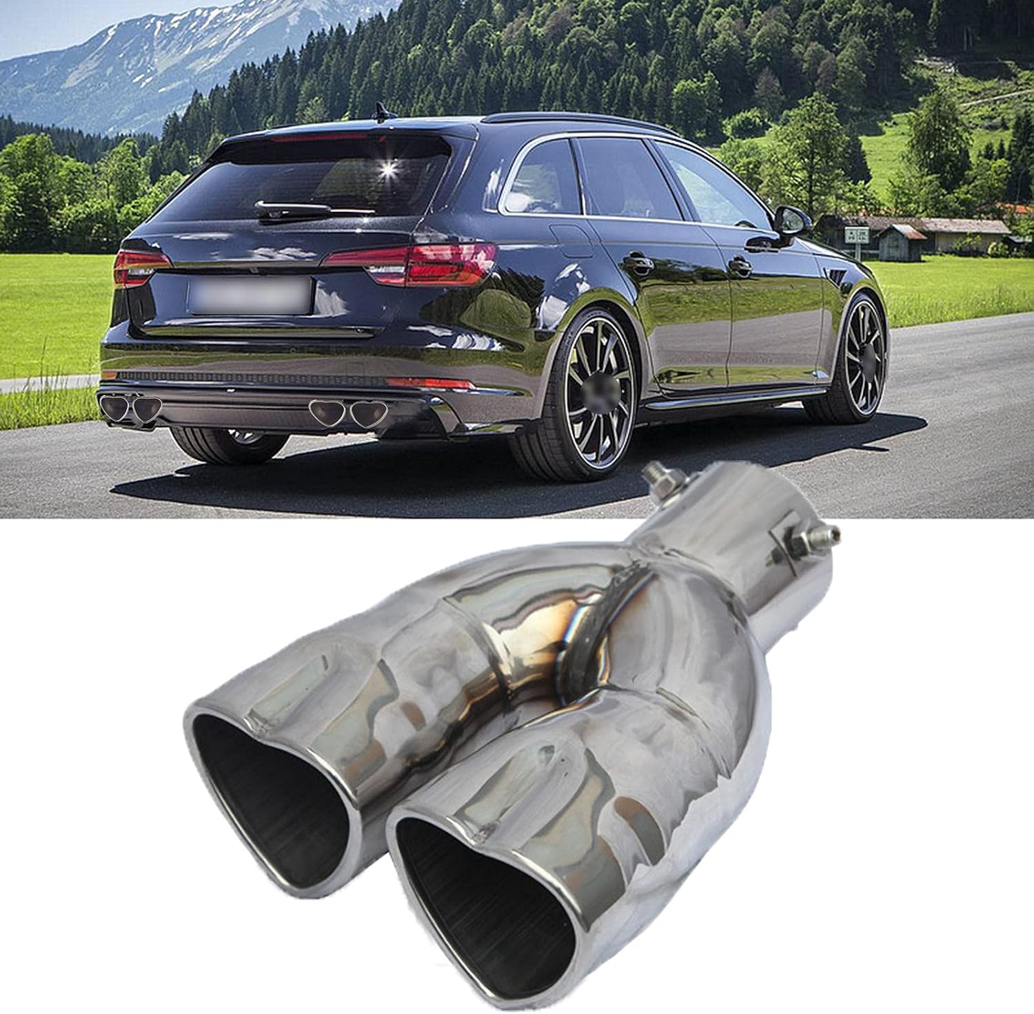 2 inch muffler tip