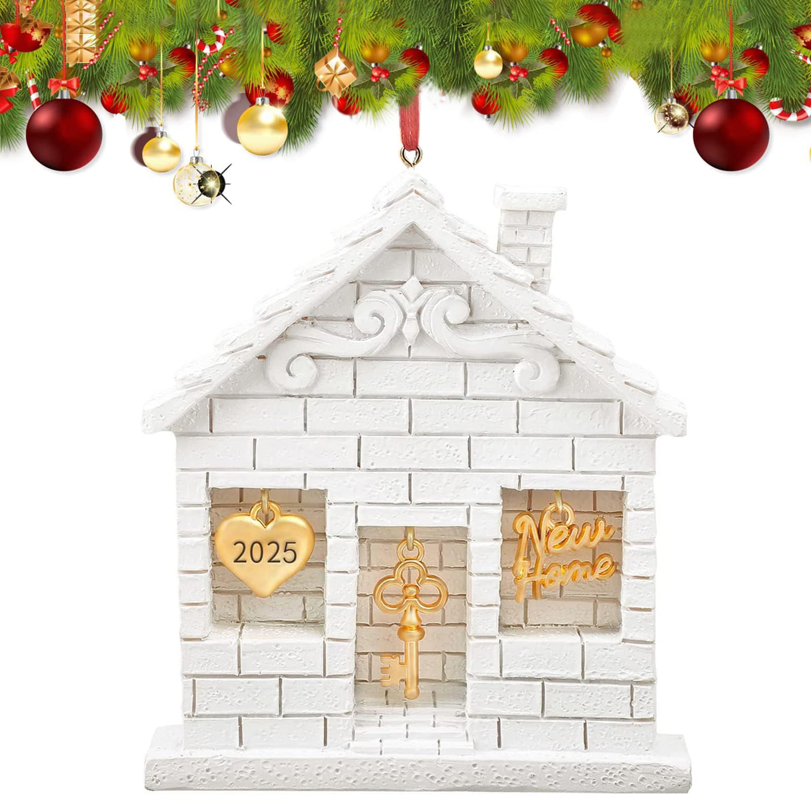 2025 Christmas Ornament for Home Decor - Funny Housewarming Gift for New Homeowners, Unique New Home Gift Idea for Housewarming Parties & Holiday Celebrations