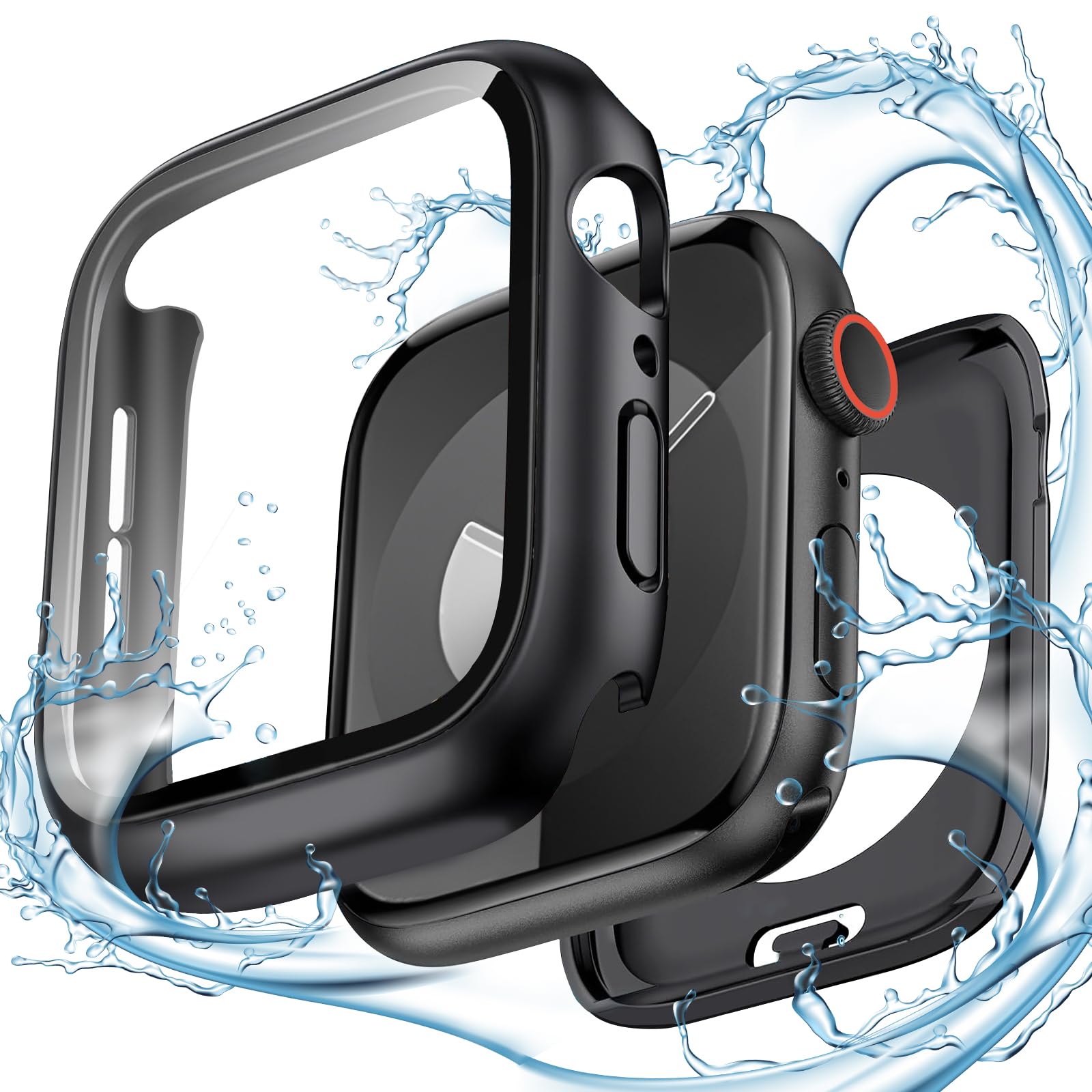 【360度防水設計】 CAERMA for アップルウォッチ カバー Serie…